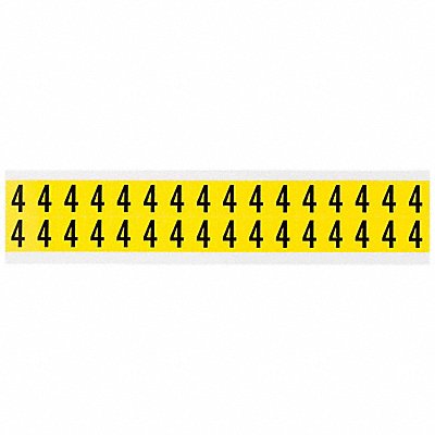 BRADY 34204 D4796 Carded Numbers and Letters 4