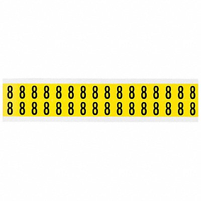 BRADY 34208 D4796 Carded Numbers and Letters 8