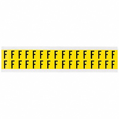 BRADY 3420F D4797 Letter Identification Card F PK32