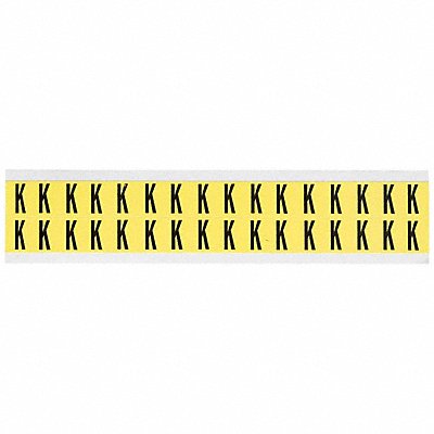 BRADY 3420K D4797 Letter Identification Card K PK32