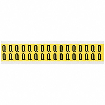 BRADY 3420Q D4797 Letter Identification Card Q PK32