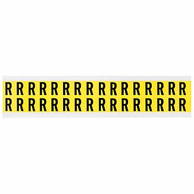 BRADY 3420R D4797 Letter Identification Card R PK32