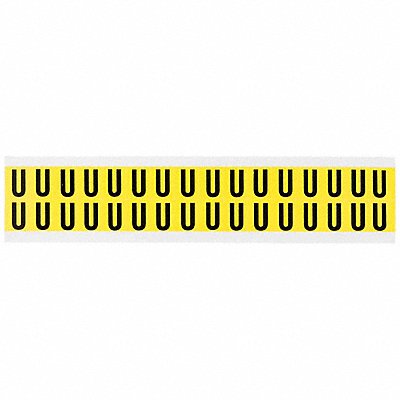 BRADY 3420U D4797 Letter Identification Card U PK32