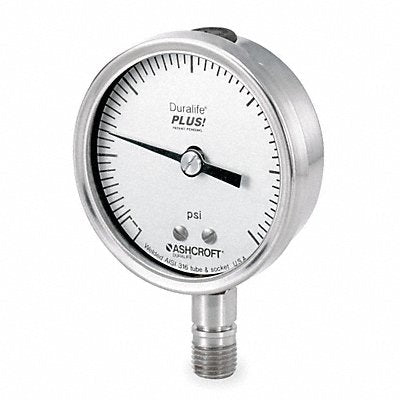 ASHCROFT 351009SW02LXLL3000 D1022 Pressure Gauge 0 to 3000 psi 3-1/2In