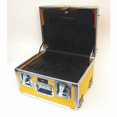 PLATT 777THYSGSH Protective Case 7 in TSA Combo Lock with Recessed Latches Yellow