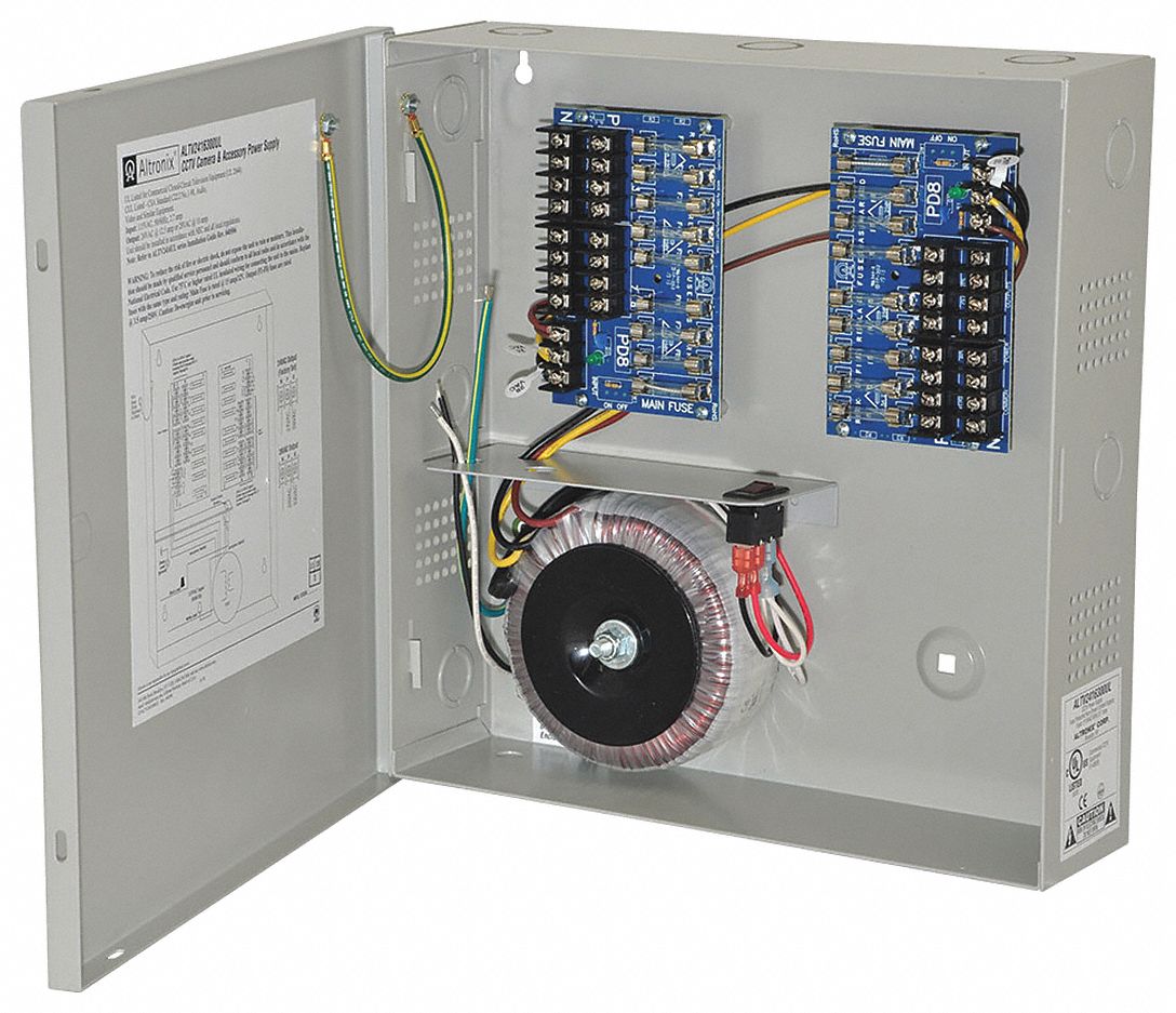 ALTRONIX ALTV2416300UL3 Power Supply 16 Fuse Line Cord