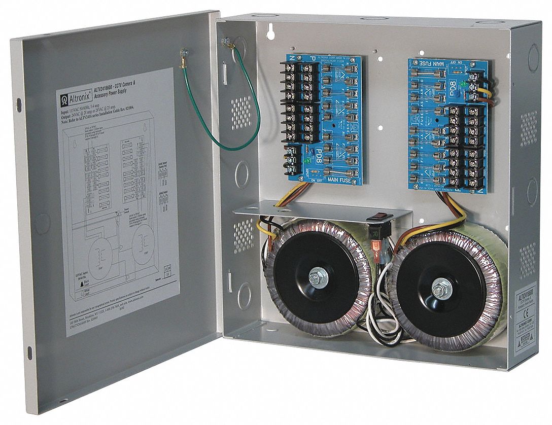 ALTRONIX ALTV2416600 Power Supply 16 Fuse 24Vac @ 28A