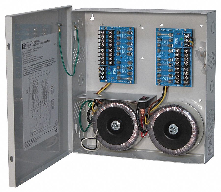 ALTRONIX ALTV2416600UL Power Supply 16 Fuse 24Vac @ 25A