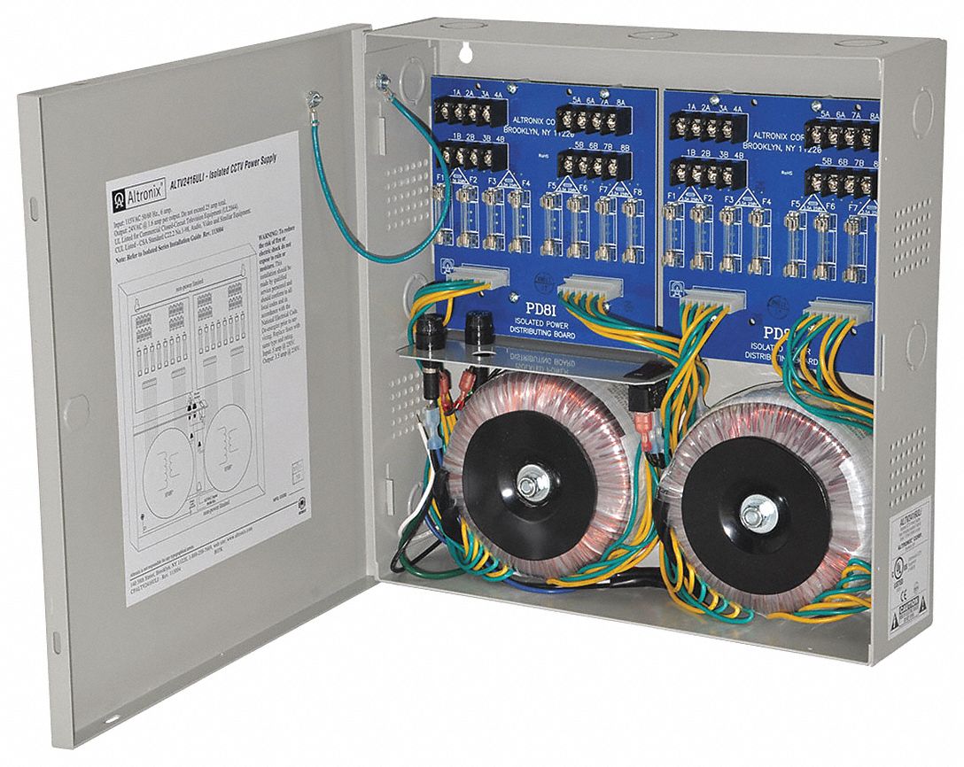 ALTRONIX ALTV2416ULI Power Supply 16 Fuse 24Vac @ 25A
