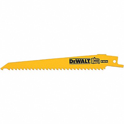 DEWALT DW4801 Recip Saw Blade 6 3TPI PK 5