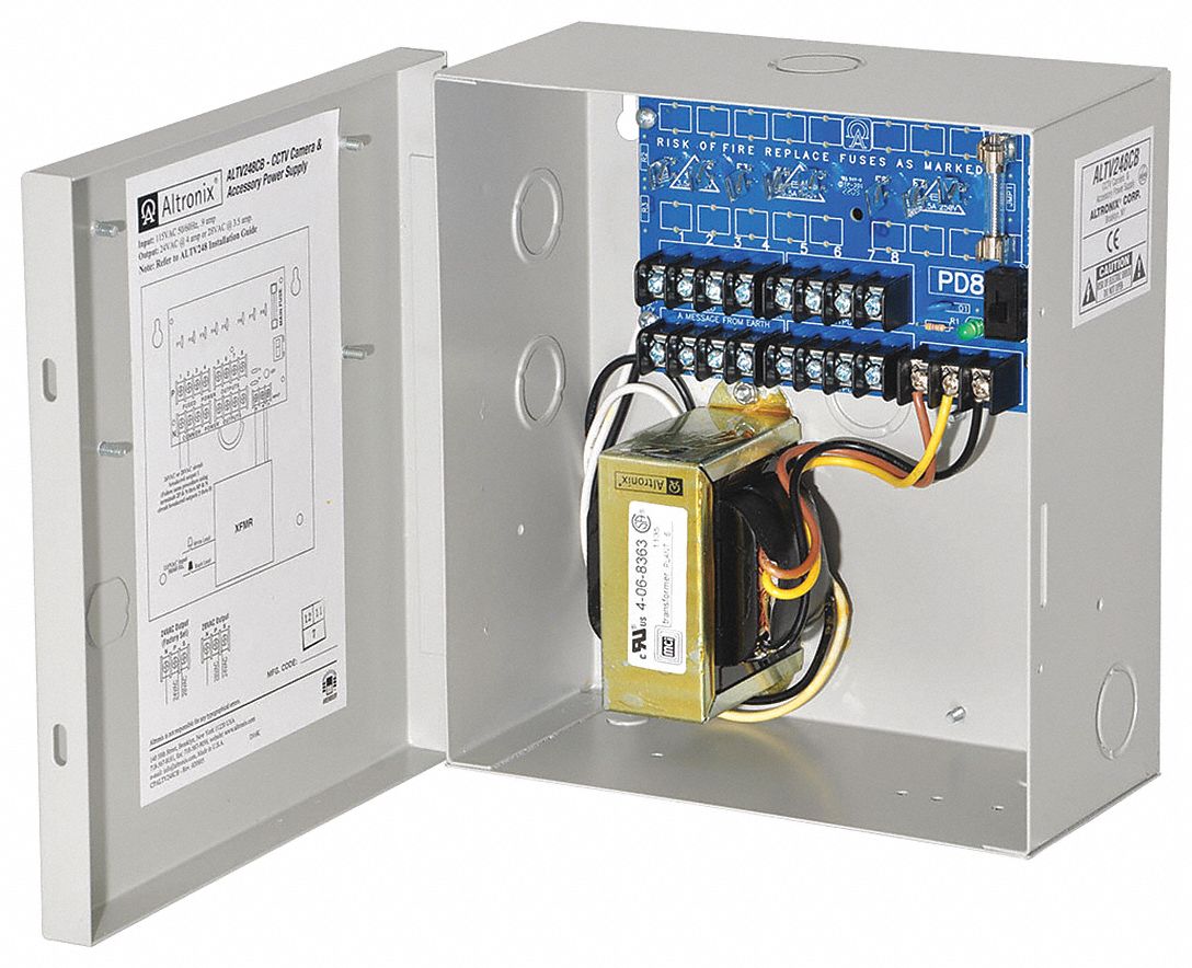 ALTRONIX ALTV248CB Power Supply 8PTC 24Vac @ 4A