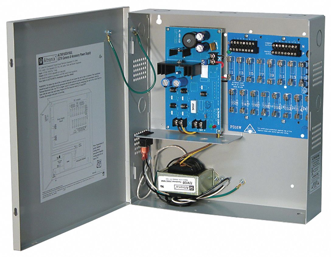 ALTRONIX ALTV615DC416UL Power Supply 16 Fuse 6-15VDC @ 4A