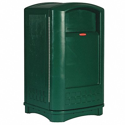 RUBBERMAID COMMERCIAL PRODUCTS FG396400DGRN D0245 Garbage Can 50 gal Green HDPE