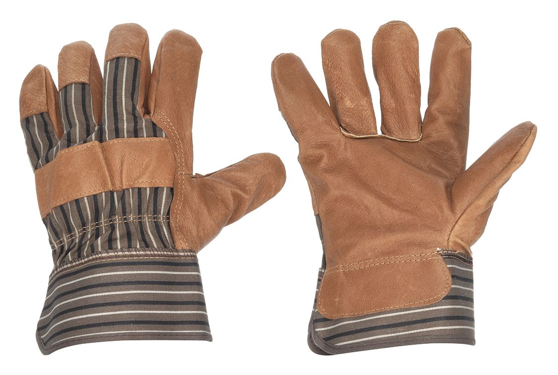 CONDOR 4TJZ2 D1668 Leather Gloves brown/black/white XL PR