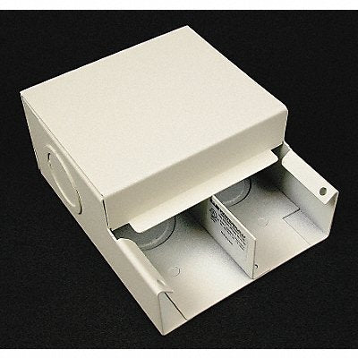 LEGRAND V4010DFO Entrance End Ivory Steel Ends