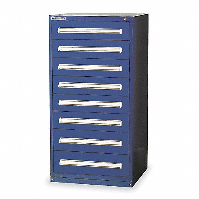 VIDMAR SEP3163AFTKADB Modular Drawer Cabinet 59 x30 x28 Dark Blue 8Drwr