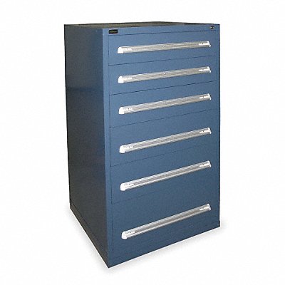 VIDMAR SEP3203AFTKADB Modular Drawer Cabinet 59 x30 x28 Dark Blue 6Drwr