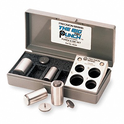 GRAINGER 40200 Punch and Die Set 4pc Tool Steel