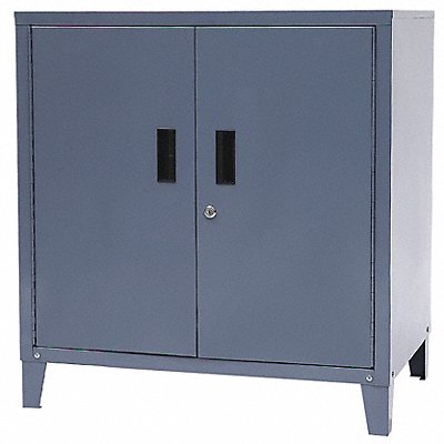 GRAINGER 4TX95 Shop Desk 33 x31.5 x21 Grey 1Shlv