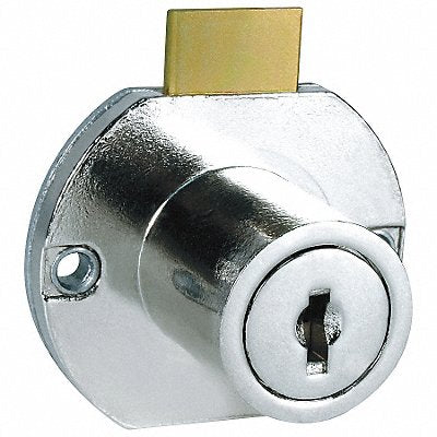 COMPX NATIONAL C8703KD3 Cabinet Drawer Dead Bolt Lock Gld Round