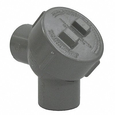 HUBBELL KILLARK Y2 Capped Elbow Aluminium Trade Size 3/4in