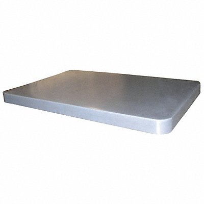 GRAINGER PBL8 Cube Truck Lid Grey Fits 10 cu ft.