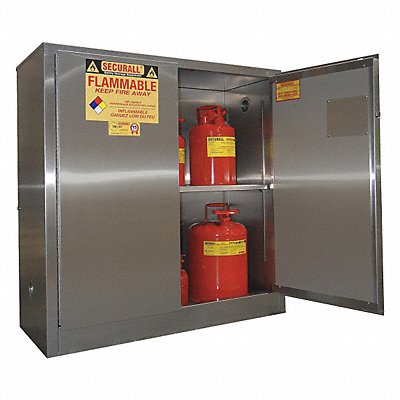 SECURALL a130ss Stainless Steel Flammable Storage