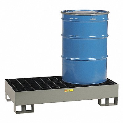 LITTLE GIANT SST5125 Drum Spill Containment Grey 2 Drum 33 Gal.
