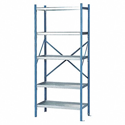 DENIOS K321105 Shlvng UnitCap 250 lb 24inx84inx36in