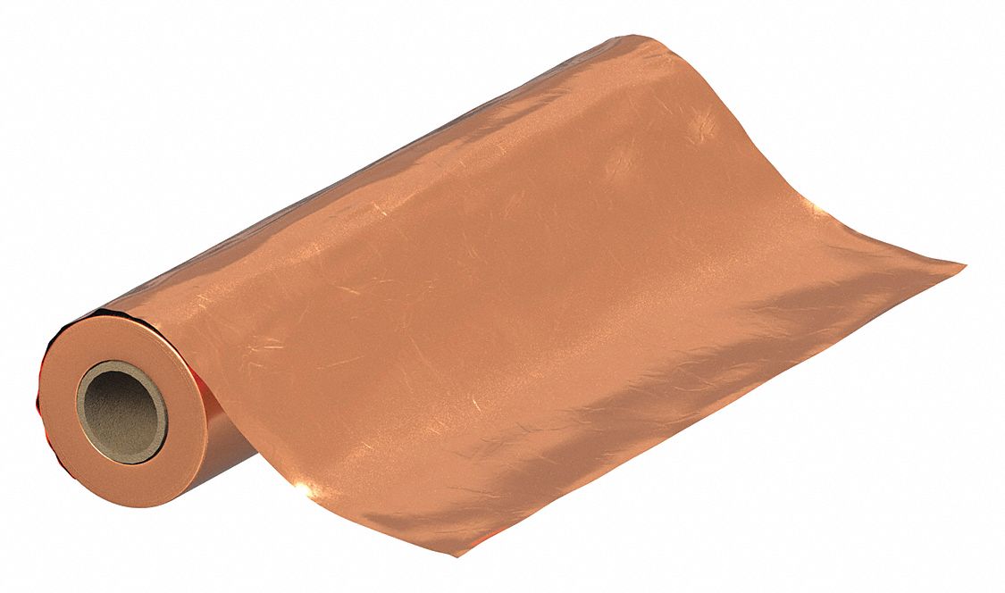 GRAINGER C003x12x50 110 Copper Foil 0.003 in Thickness