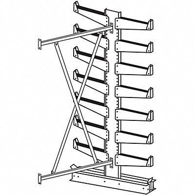 JARKE QT501D72A Cntlvr Rk 34 inx84 inx72 in Add-On