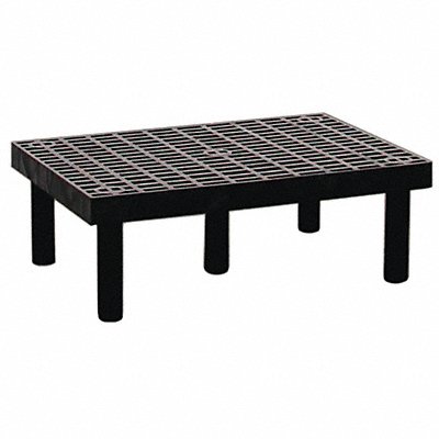 STRUCTURAL PLASTICS D3624 Dunnage Rack 500 lb HDPE 36 W x 24 D