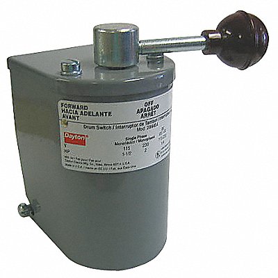 DAYTON 4UYE8 Drum Switch Momentary NEMA 1 3Pole