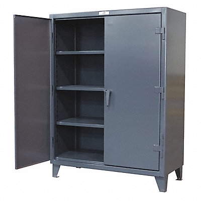STRONG HOLD 46244 Storage Cabinet 78 x48 x24 DrkGry 4Shlv