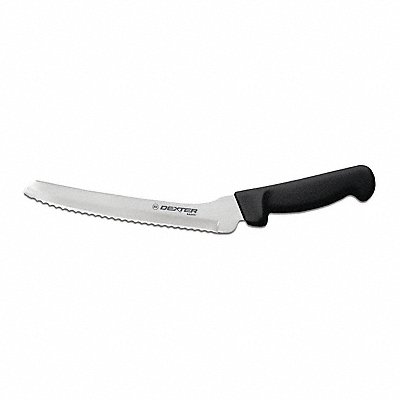 DEXTER RUSSELL 31606B Bread Knife 8 in Blade Black Handle