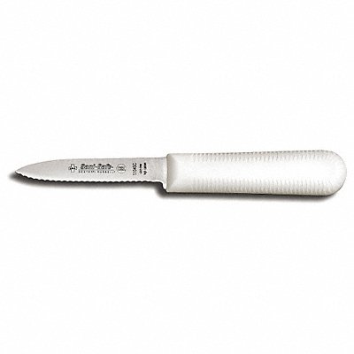 DEXTER RUSSELL 15373 Paring Knife 3 1/4 In Scalloped White