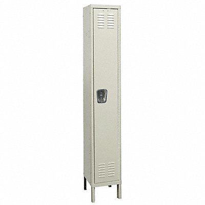 HALLOWELL U12581GAPT Wardrobe Locker 1x1Locker Tan 78 x12 x15 Assm