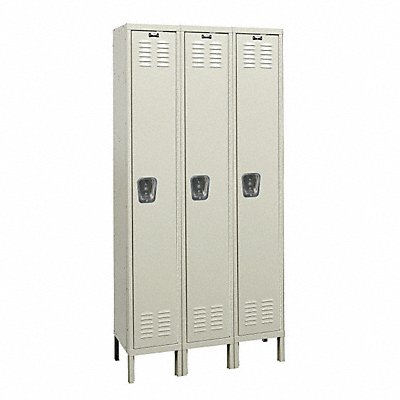 HALLOWELL U32281GPT Locker 1x3Locker Tan 78 x36 x12 Unassembled
