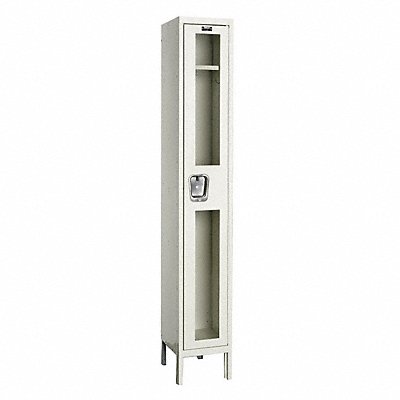 HALLOWELL USV12581APT Wardrobe Locker 1x1Locker Tan 78 x12 x15 Assm
