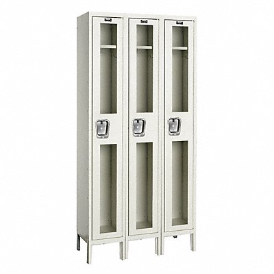 HALLOWELL USV32281APT Wardrobe Locker 1x3Locker Tan 78 x36 x12 Assm