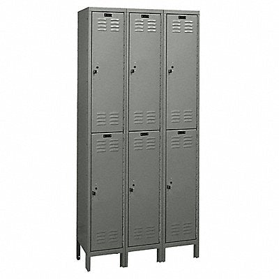 GRAINGER 4VFF9 Locker 2x3Locker Drk Gry 78 x36 x12 Unassembled