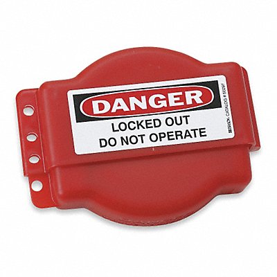 BRADY 64057 Gate Valve Lockout Fits Sz 1 to 6-1/2