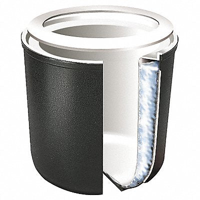 CARLISLE CM103003 Cold Crock 7 1/4 in H Black