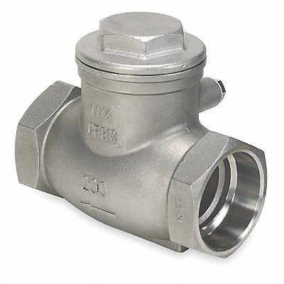 GRAINGER 4VMV5 Swing Check Valve 4.7188 in Overall L
