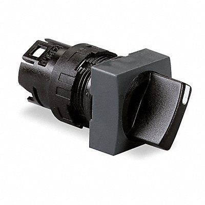 SCHNEIDER ELECTRIC ZB6CD22 Short Handle Selector Switch Black 2Pos 16mm