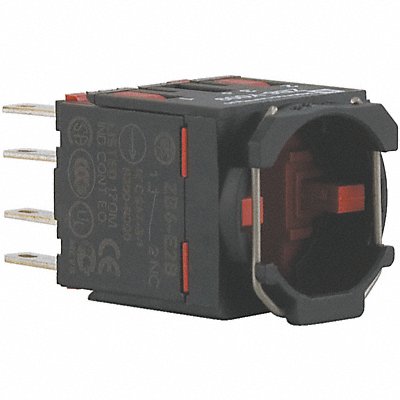 SCHNEIDER ELECTRIC ZB6Z4B Contact Block Black 2NC 16 mm ZB6