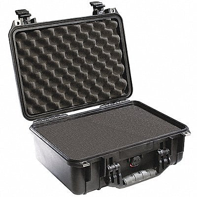 PELICAN 1450 F0577 Protective Case 4 3/8 in Double Throw Black