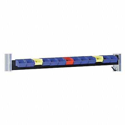 PRO-LINE DNBH60 Bin Rail 60 W x 1/1/2002 D x 6 H Black