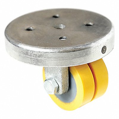 GRAINGER 4W778 Standard Plate Castor Swivel 350 lb.
