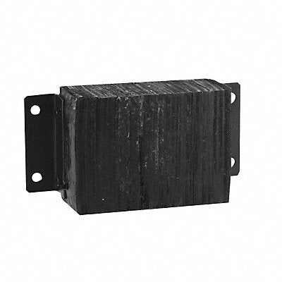 GRAINGER 4W942 Dock Bumper 10x6x14-3/4 in Rubber